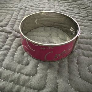 Pink Coach Bracelet
